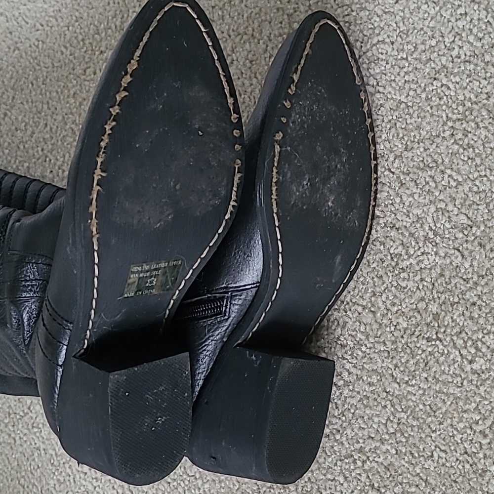 Leather Black Boot - image 3